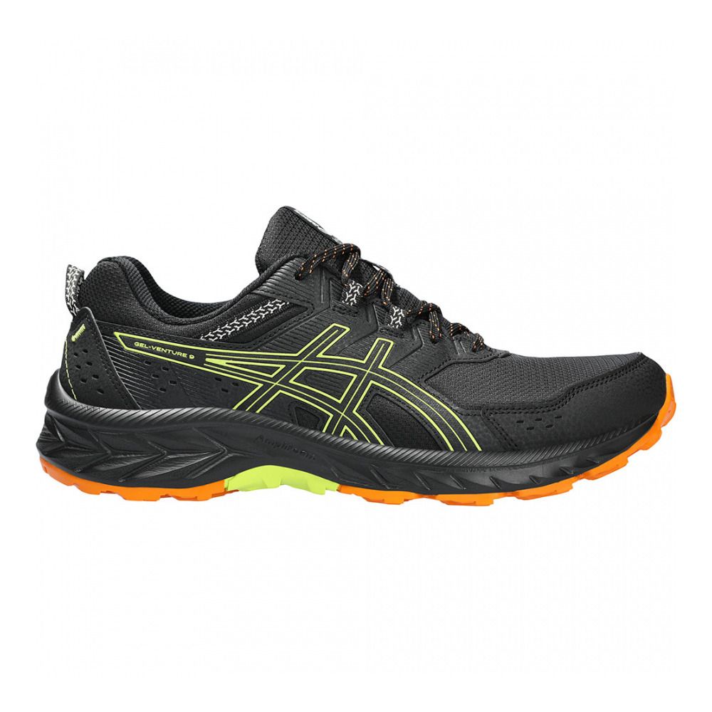 Asics GEL-VENTURE 9 - Chaussures de trail Homme black/neon lime