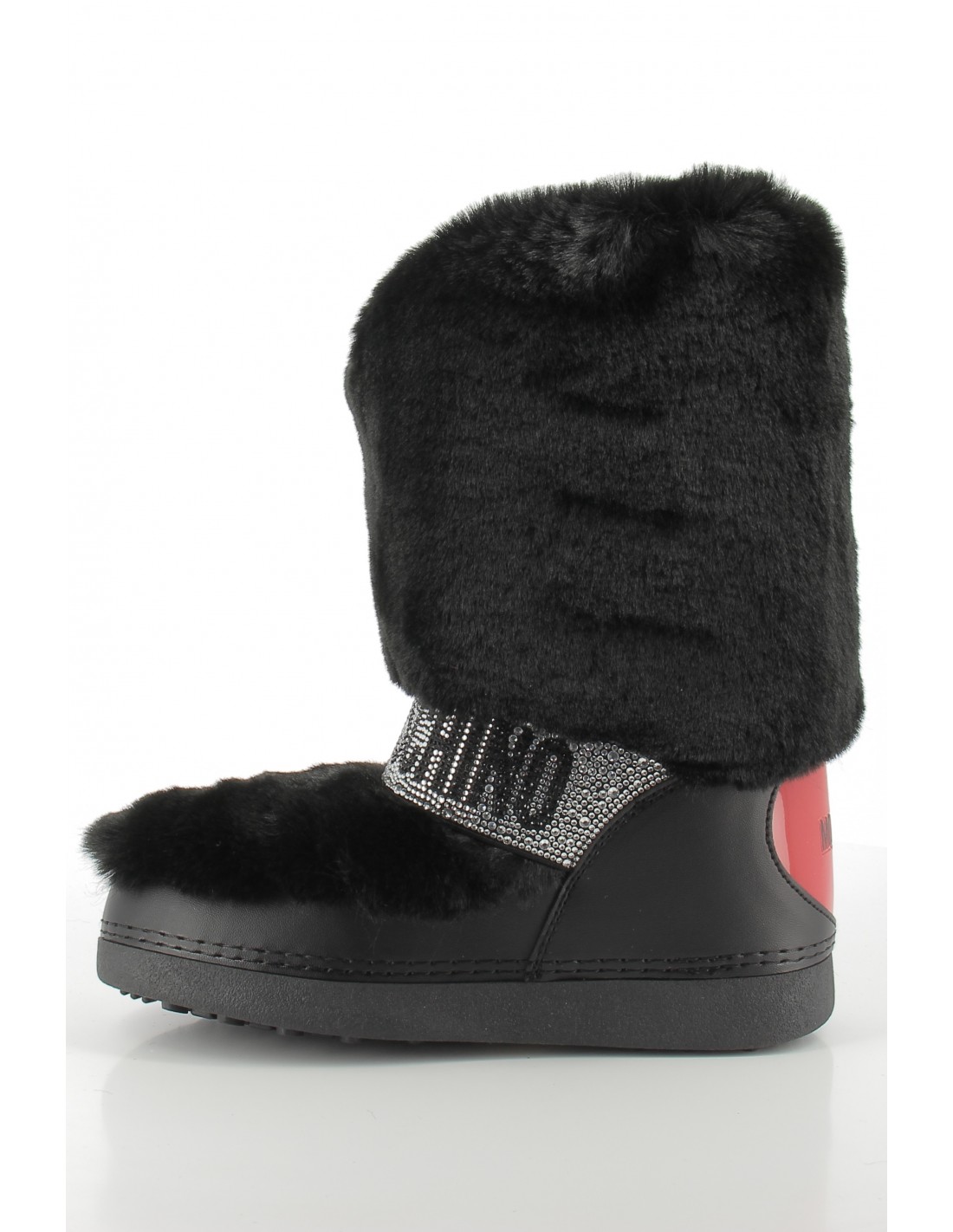 moschino love Bottes Femme Après-Ski Noir