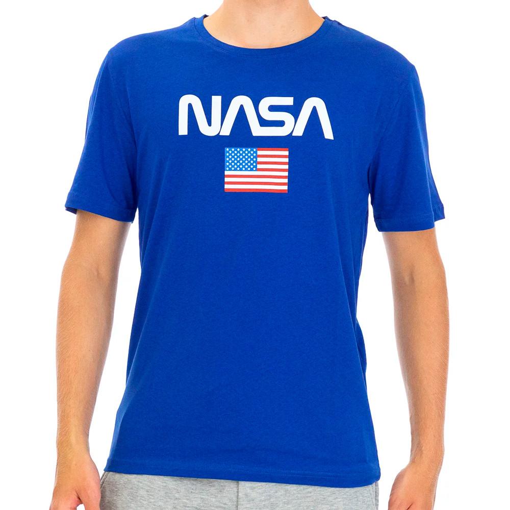 Nasa T-Shirt Bleu Homme Nasa 40T