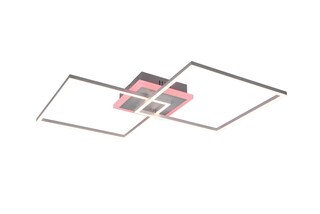 LED Deckenlampe ARRIBO 61 x 61 cm titanfarbig