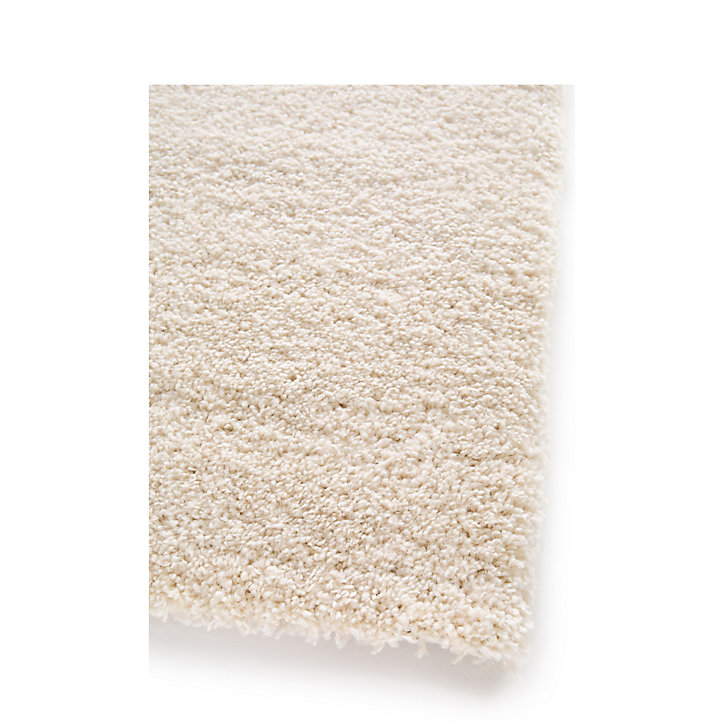 Tapis Manzo GoodHome blanc L.90 x l.60 cm