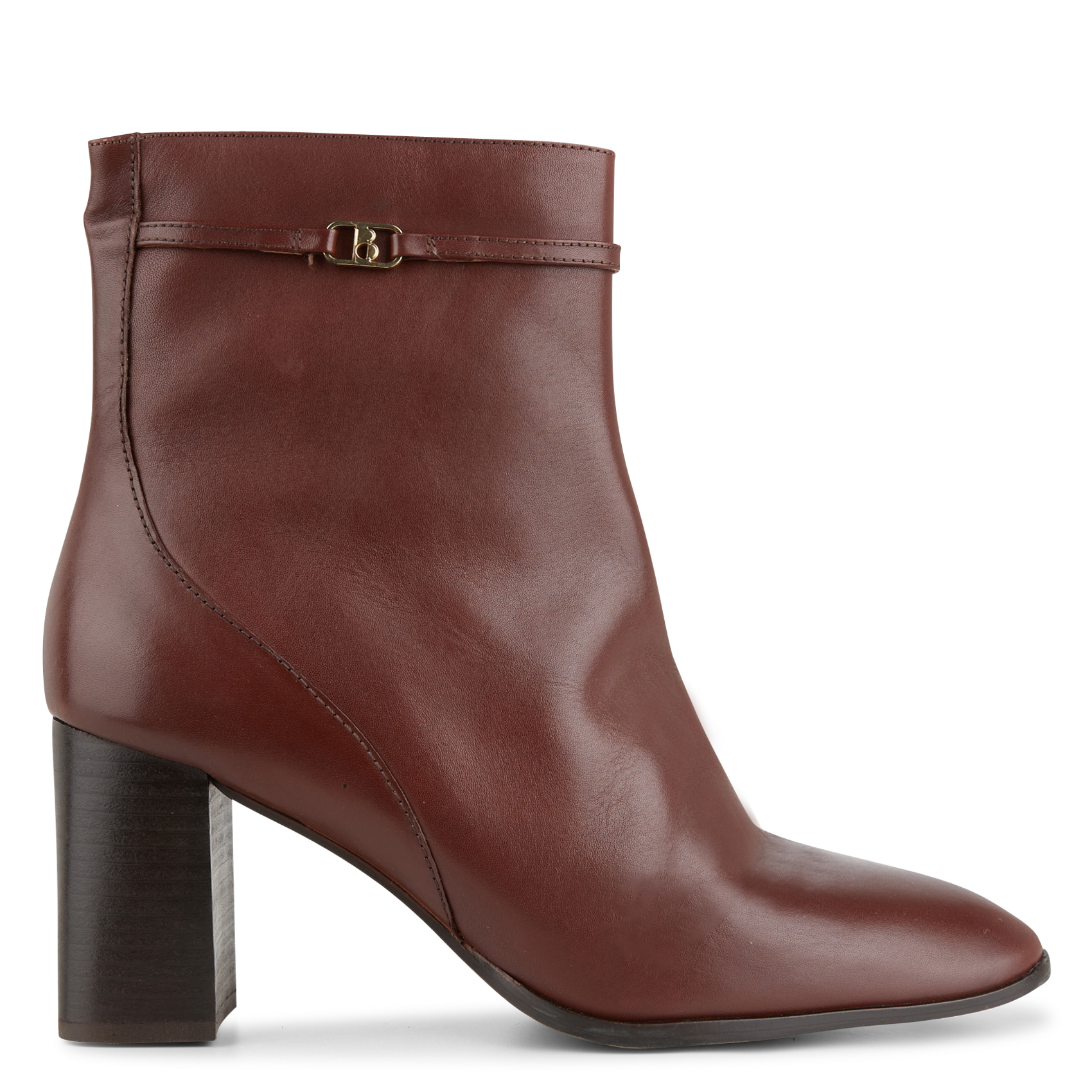 ELIZA - Bottines à brides en cuir| Marron