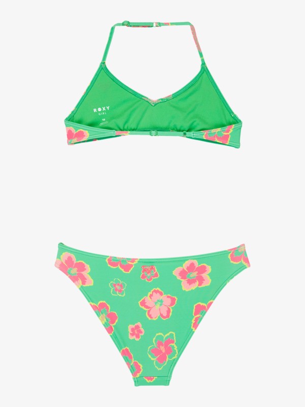 Tropicool Set Ensemble bikini triangle deux pièces Vert Filles 6-16 ans