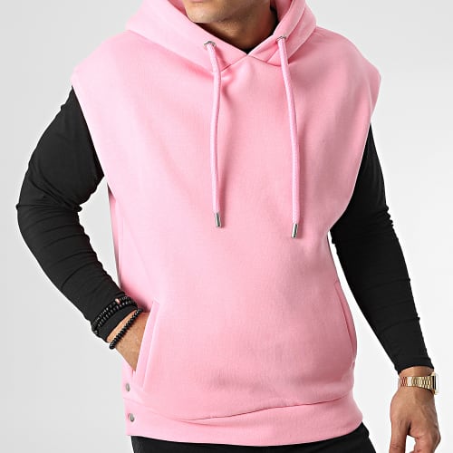 Sweat Capuche Sans Manches KL-2100 Rose