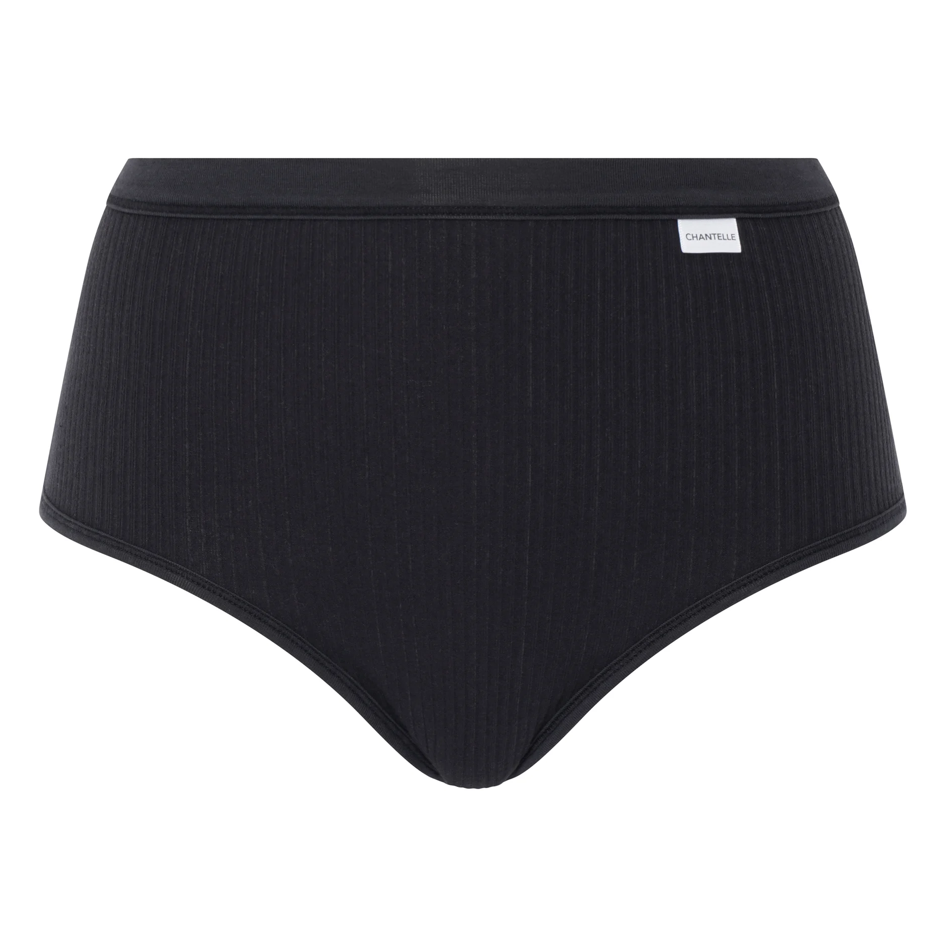 COTTON COMFORT - Culotte taille haute | Noir