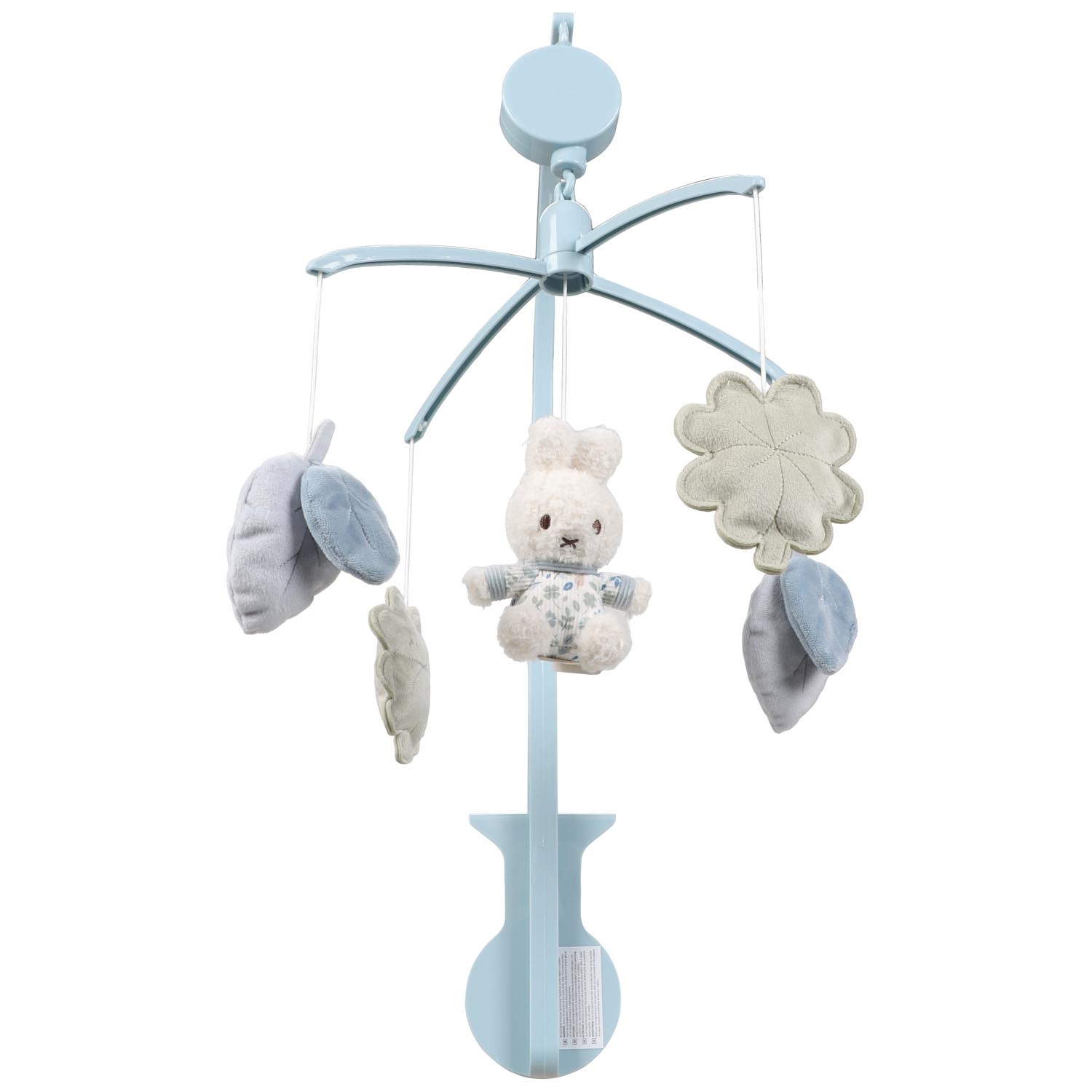 Nijntje x Little Dutch muziekmobiel Lucky Leaves blauw