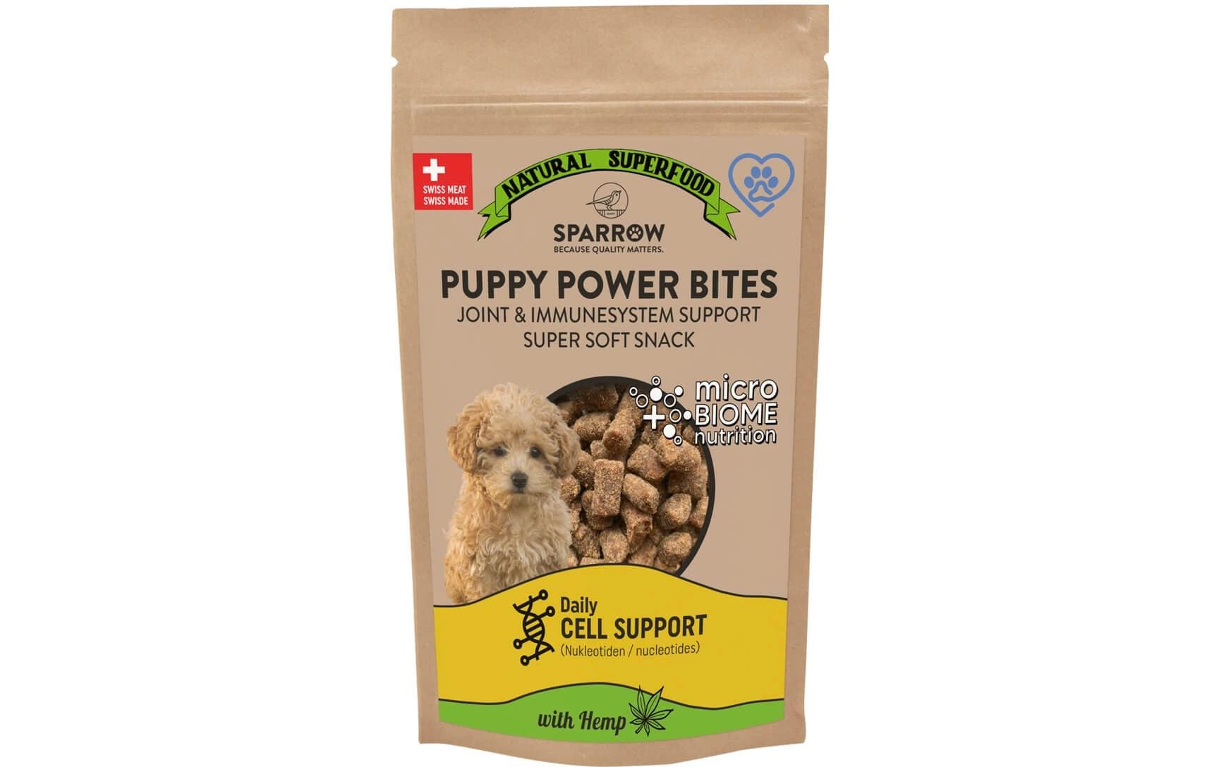 Leckerli Puppy Power Bites 150 gErgänzungsfuttermittel für Hunde