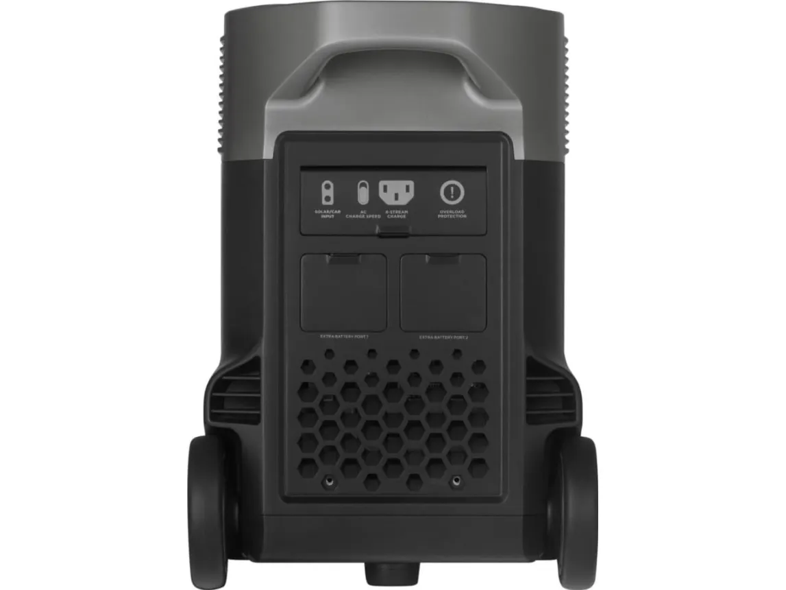 EcoFlow Delta Pro - Transportabel strømstation - AC 220-240 V - litiumjernfosfat - 3600 Wh - Wi-Fi, Bluetooth - output-stikforbindelser: 14