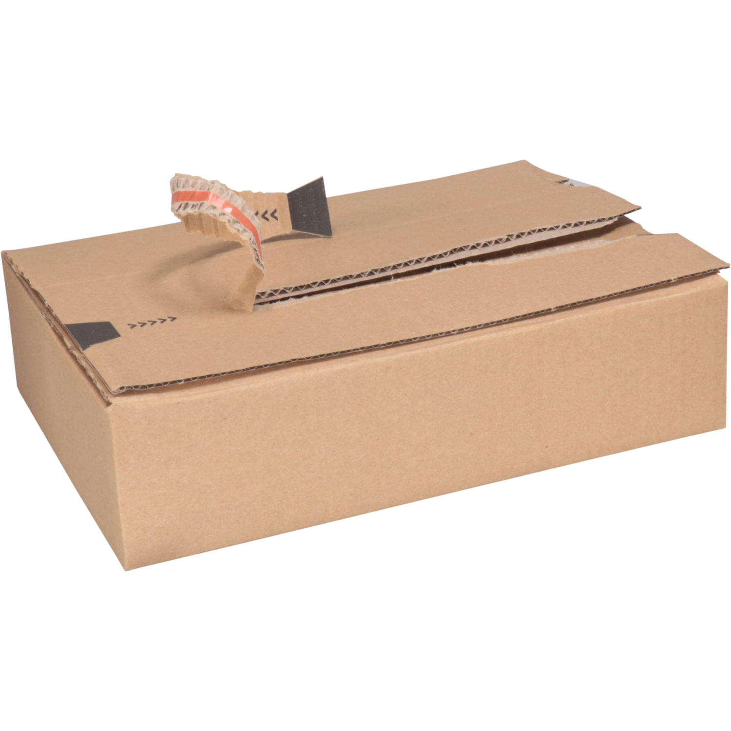 SendProof® Postpakketdoos, A5, golfkarton, 229x164x115mm, hoogte verstelbaar, zelfklevende strip, bruin