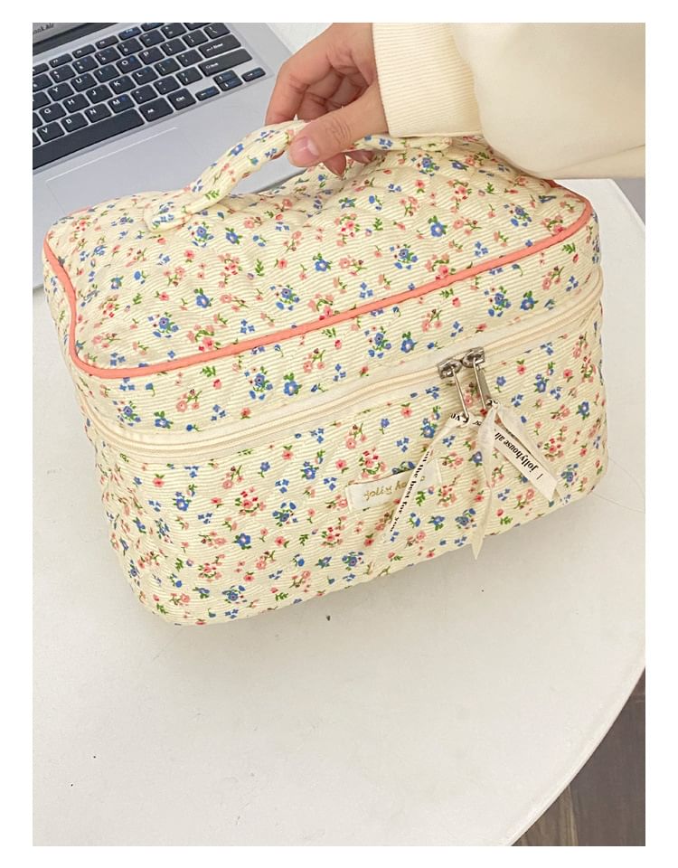 TangTangBags - Gewatteerde make-uptas met patroonprint