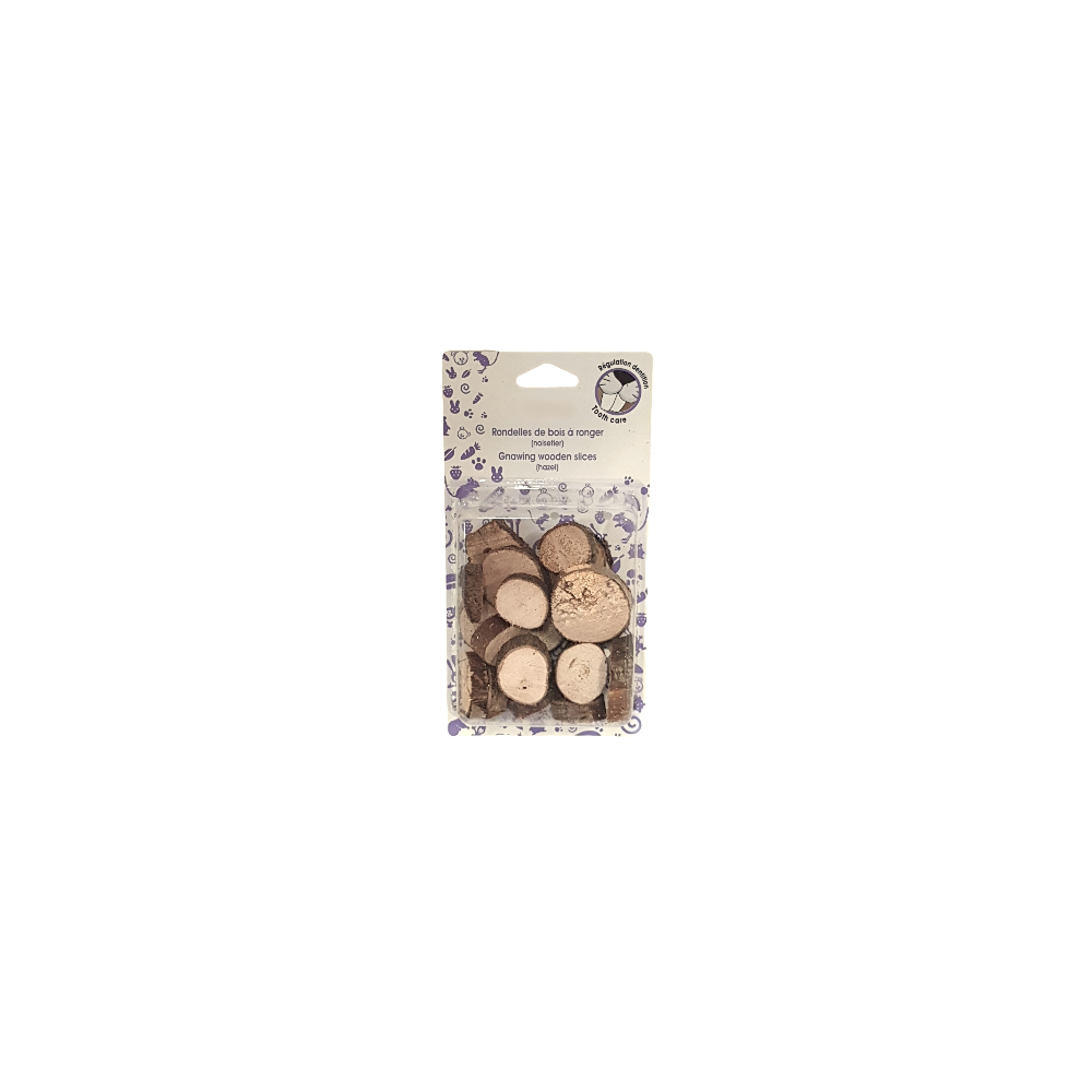 Rondelles de bois à ronger pour rongeur