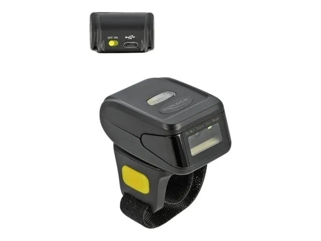 Delock ringstregkodescanner 1D og 2D med 2,4 GHz eller Bluetooth