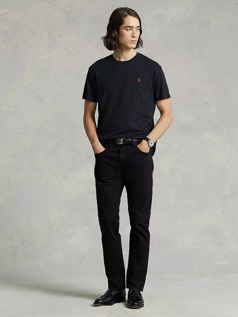 POLO RALPH LAUREN T-Shirt Custom-Slim-Fit schwarz