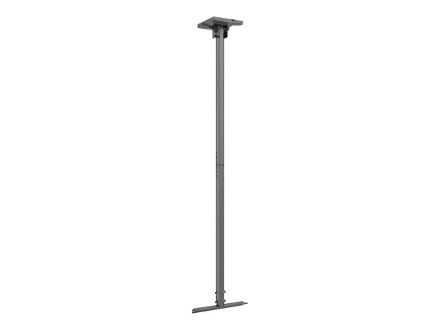 Multibrackets M Pro Series - Komponenter til montering (rørmontering, intern pælesamlestykke, 2 pæle (80 cm), loftsplade med dække) - for LCD display - lille - stål - sort - skærmstørrelse: 32