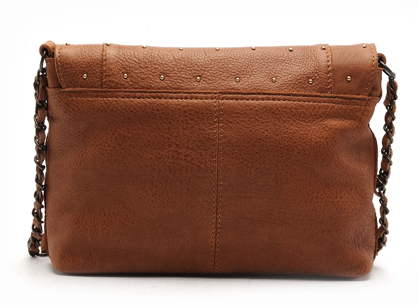 Pieces ville accessoires pcfelizia stud leather cross body fc marron