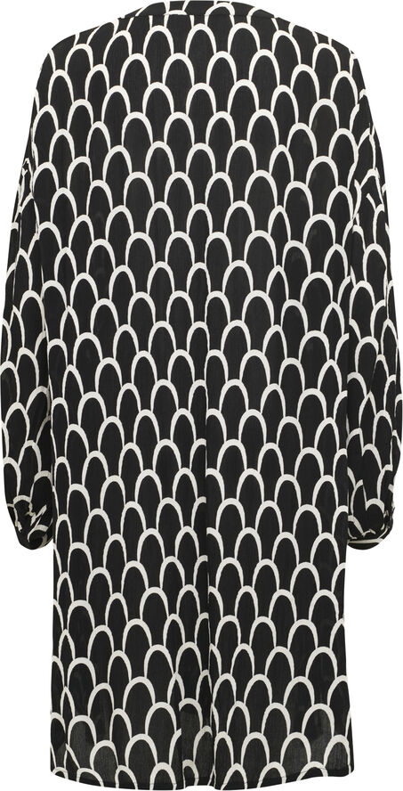 Kaffe KAkarina Amber Dress Black and white graphic print