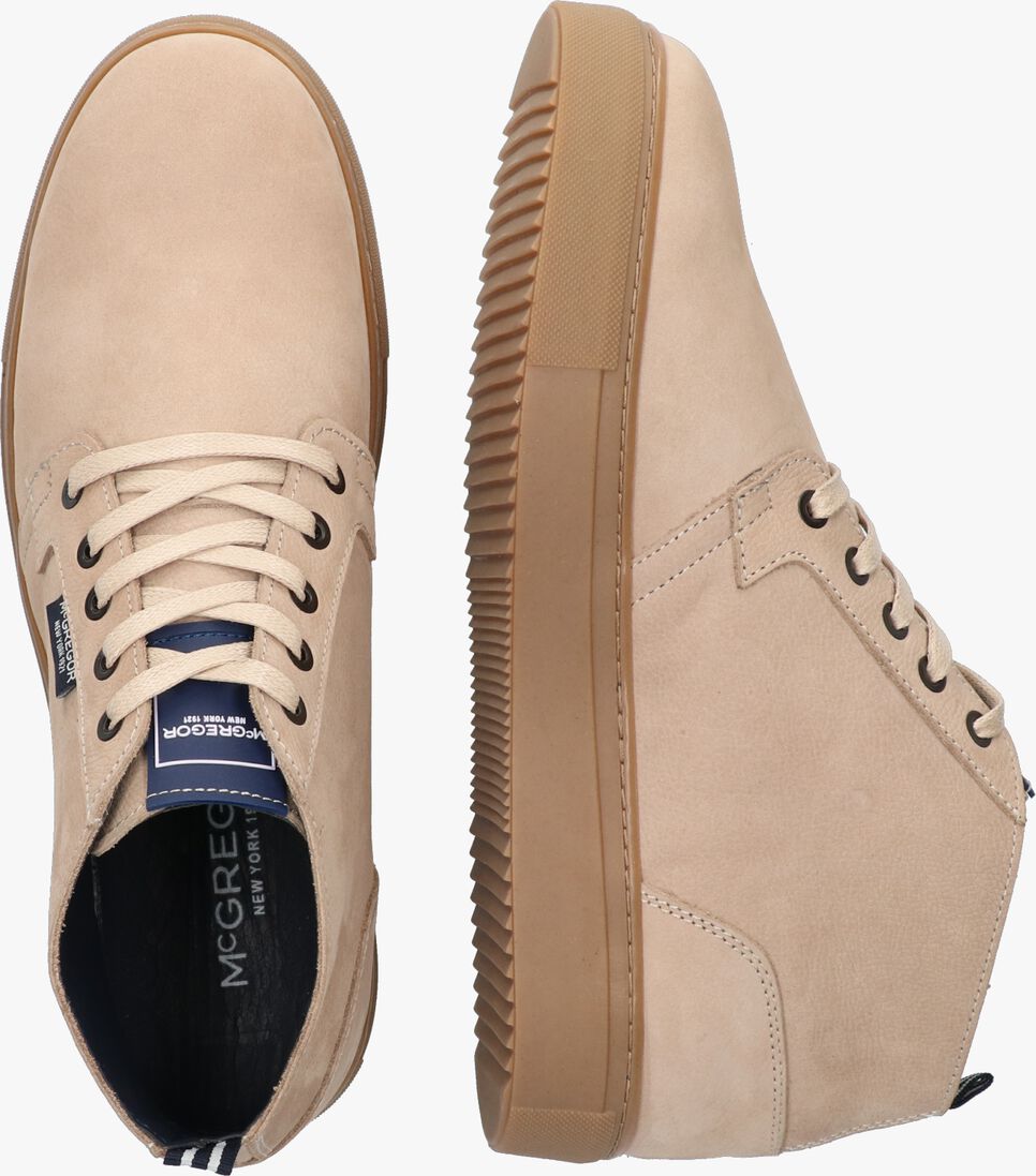 MCGREGOR beige mcgregor hoge sneaker exist pelle