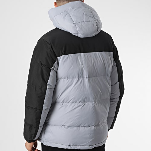 Doudoune Capuche 23107A Gris Noir