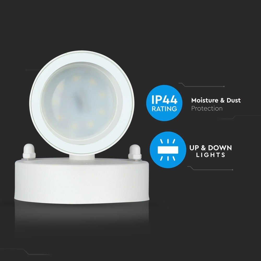 Buitenverlichting - GU10 Up/Down-armaturen - IP44 - Modelnr.: - VT-7622-W