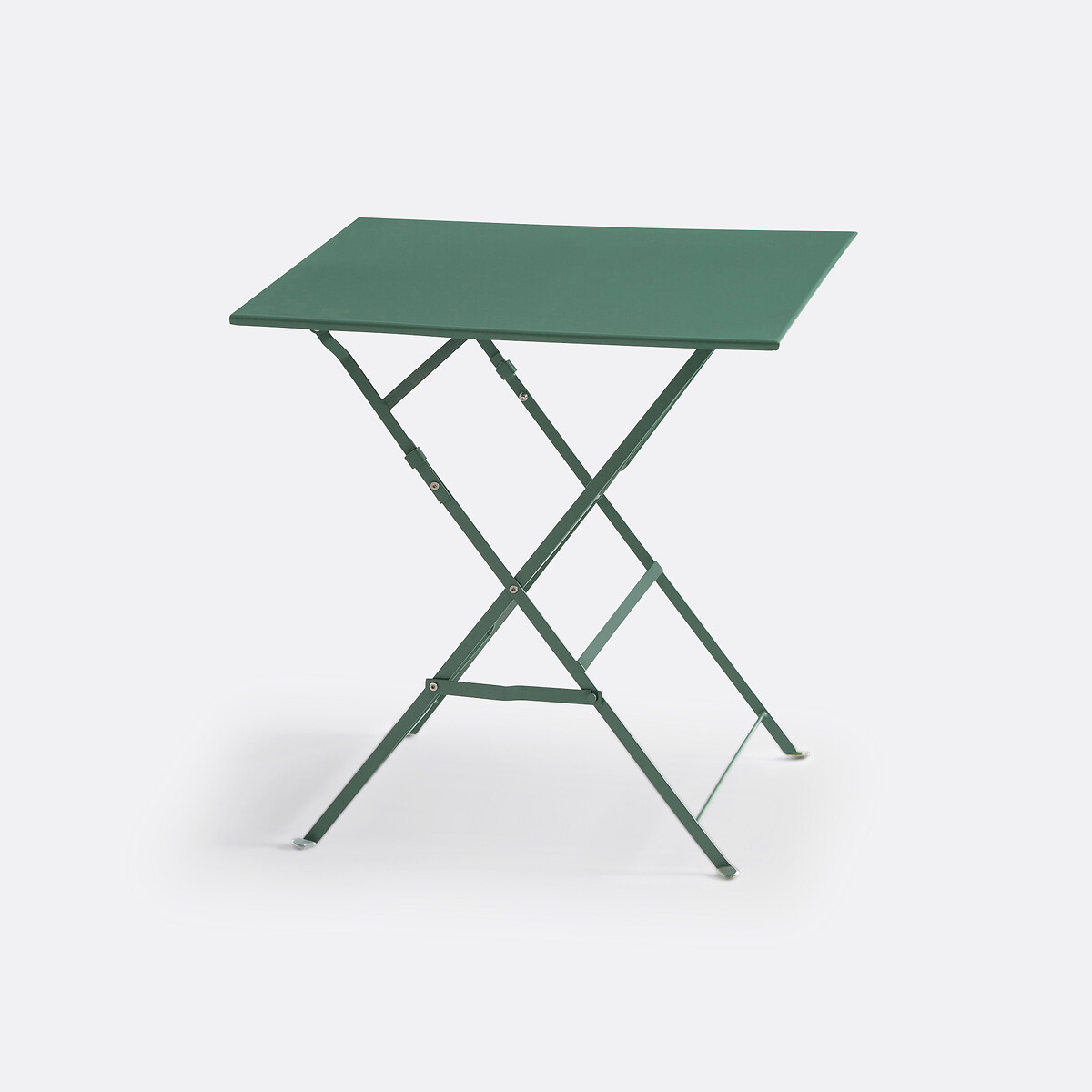 LA REDOUTE INTERIEURS<br>Mesa quadrada dobrável em metal, Ozevan