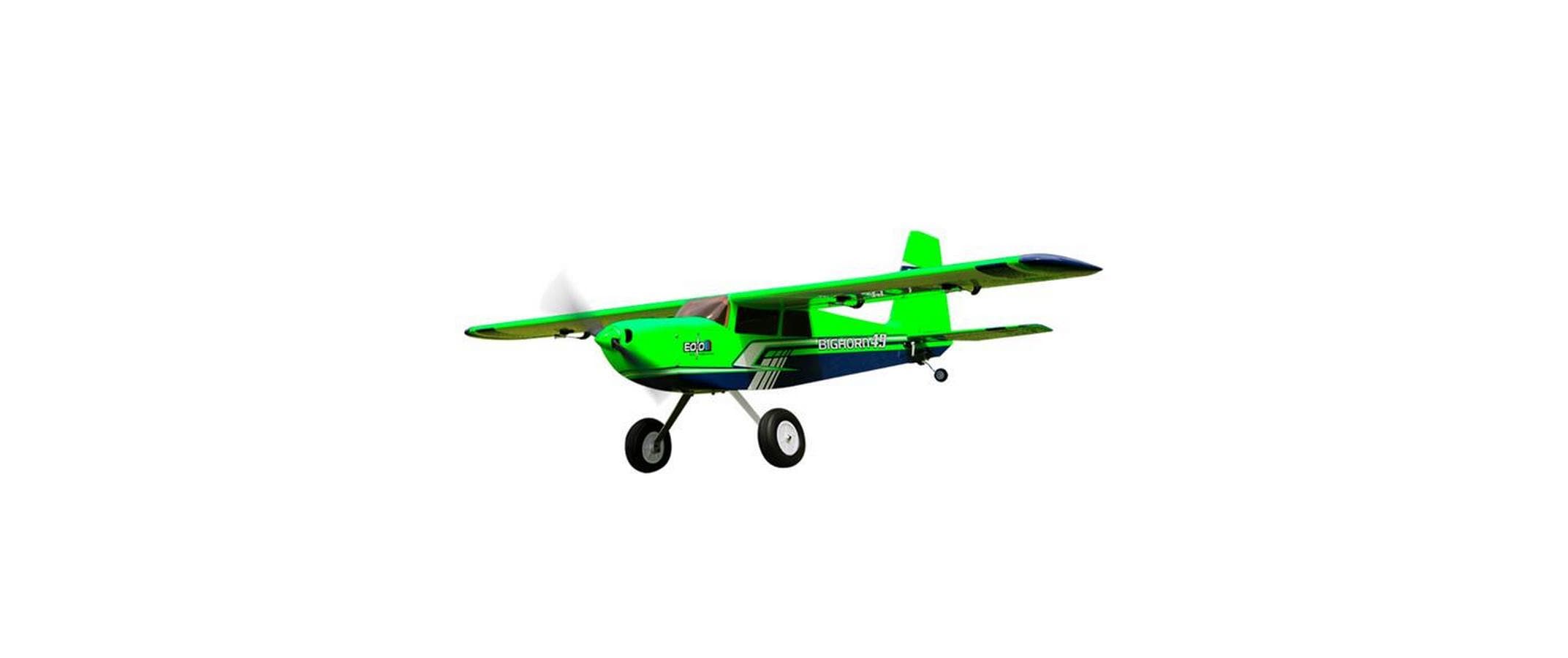 Motorflugzeug Bighorn Pro (Flap) 1250 mm Grün, PNP<br>49