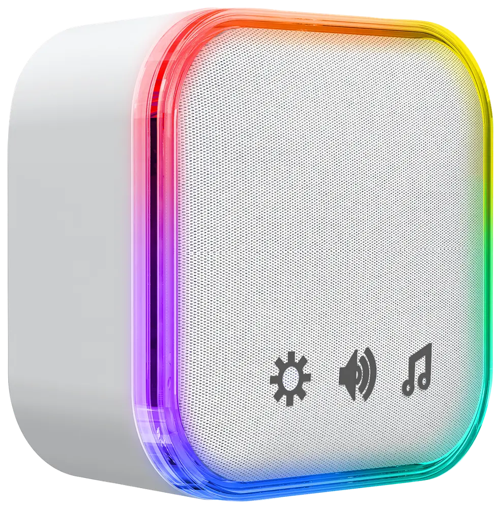 SJÖBO Dørklokke trådløs plug-in med RGB lys