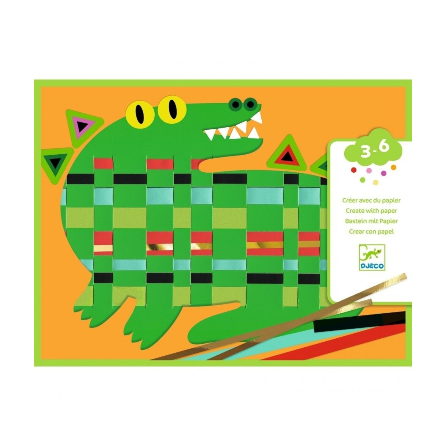 Djeco |  Vlechten met papier