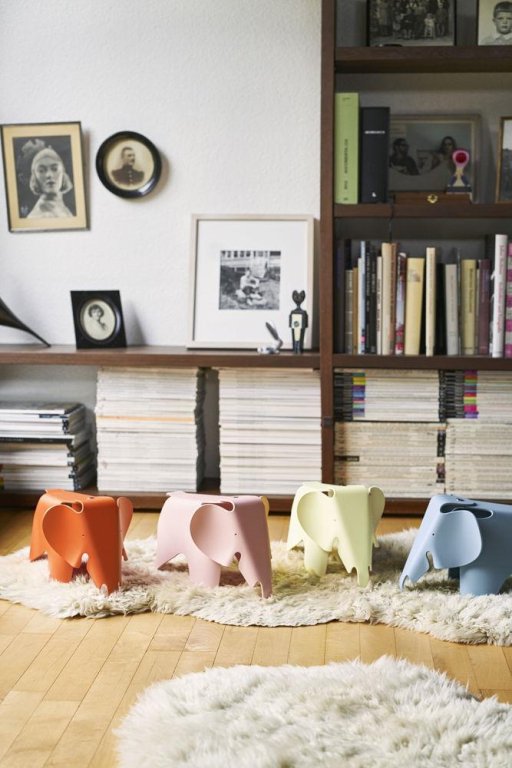 Vitra Eames Elephant RE small decoratie olifant Red Orange