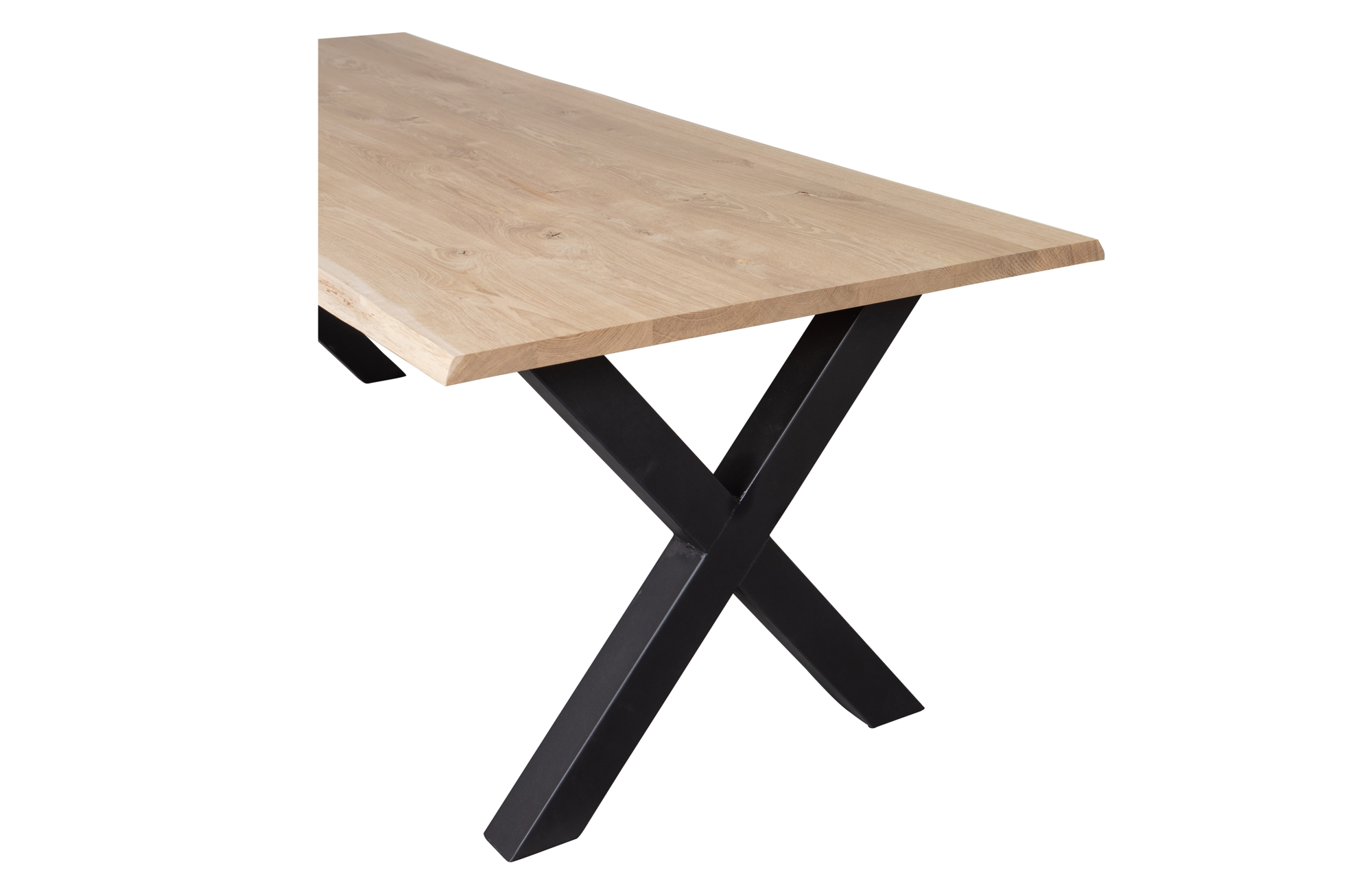 WOOOD boomstamtafel Tablo eiken 220x90 [fsc] Tablo Tafel Boomstam Eiken 220x90 [fsc] - Alkmaar poot