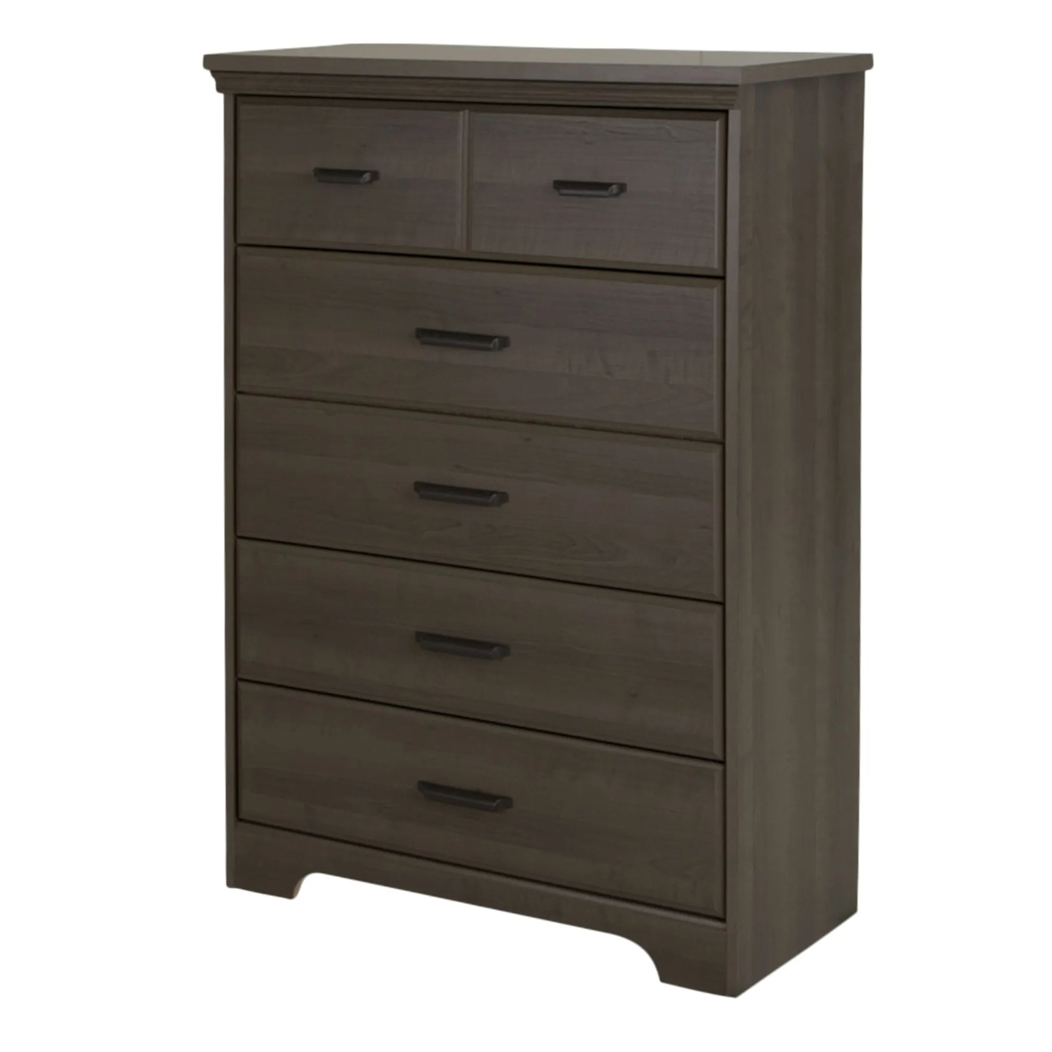 South Shore Commode 5 Tiroirs - Versa Érable Cendré