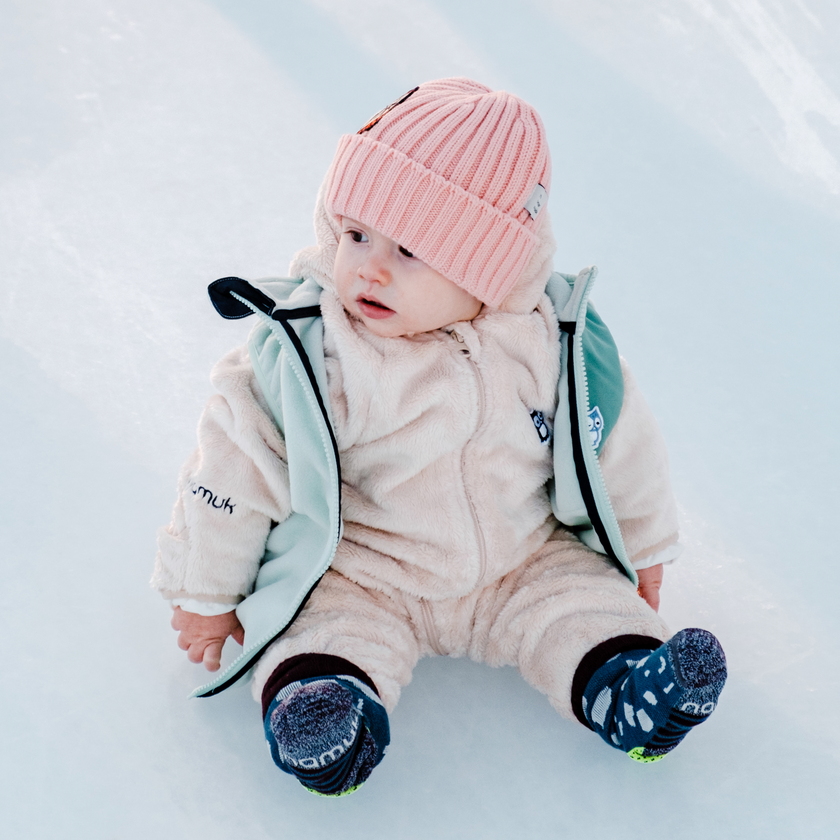 Mou High-Loft Fleece Baby Overall