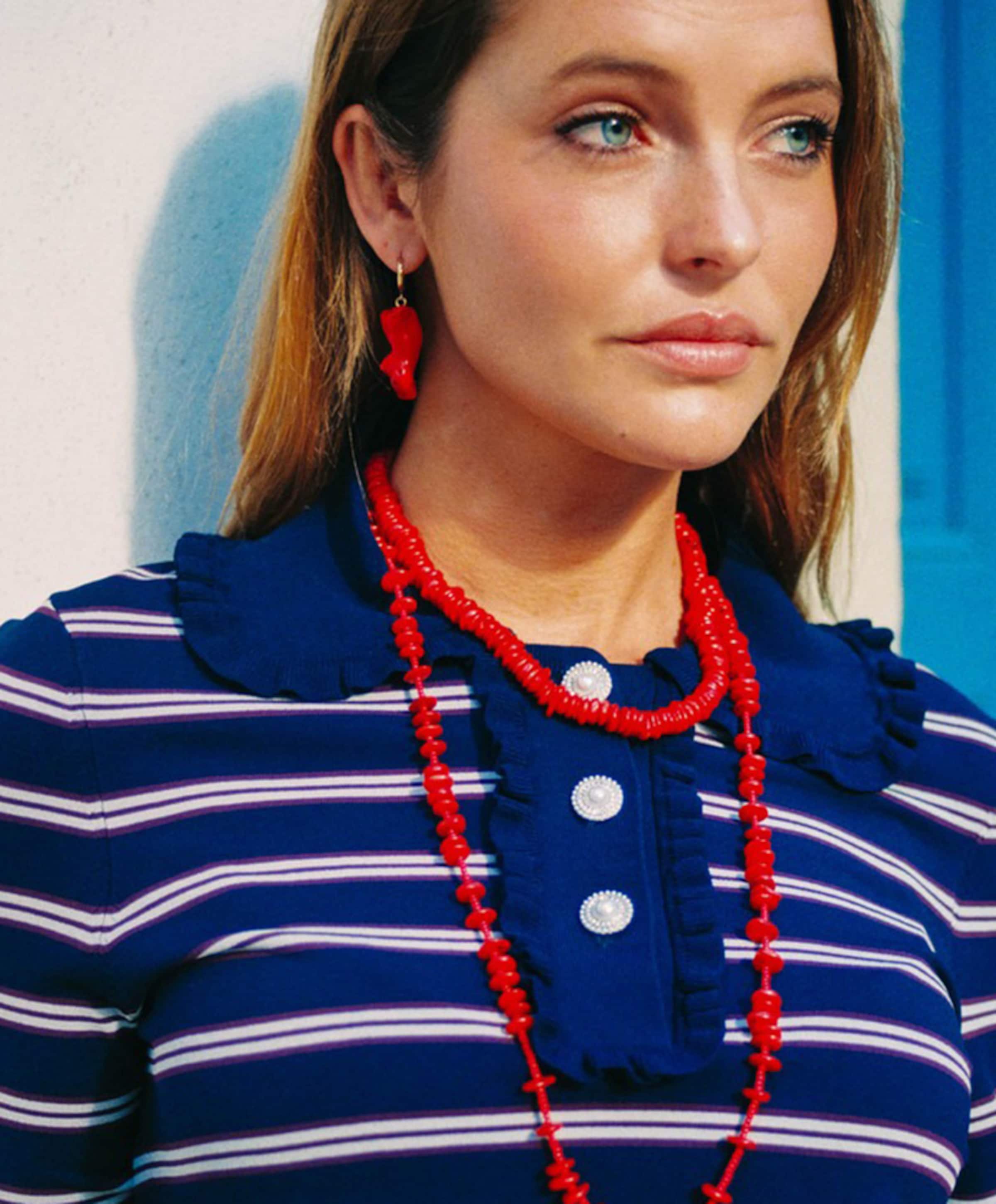 Bonnie Studios Dames ketting rood