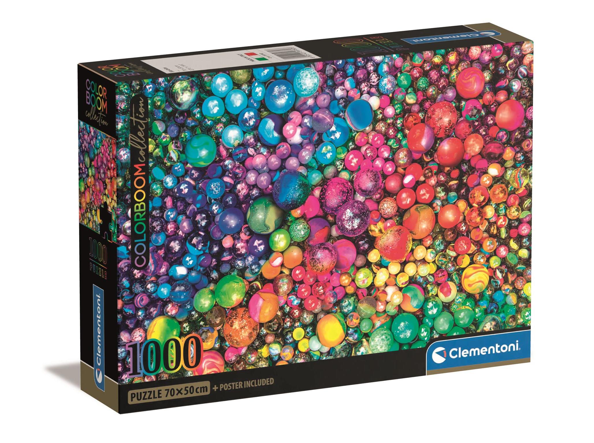 PUZZLE CLEMENTONI MARVELLOUS MARBLES 1000 PEÇAS