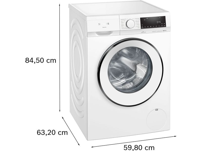 Siemens Waschmaschine WG44G1ZACH Links Frontlader mit 9 kg Ladekapazität