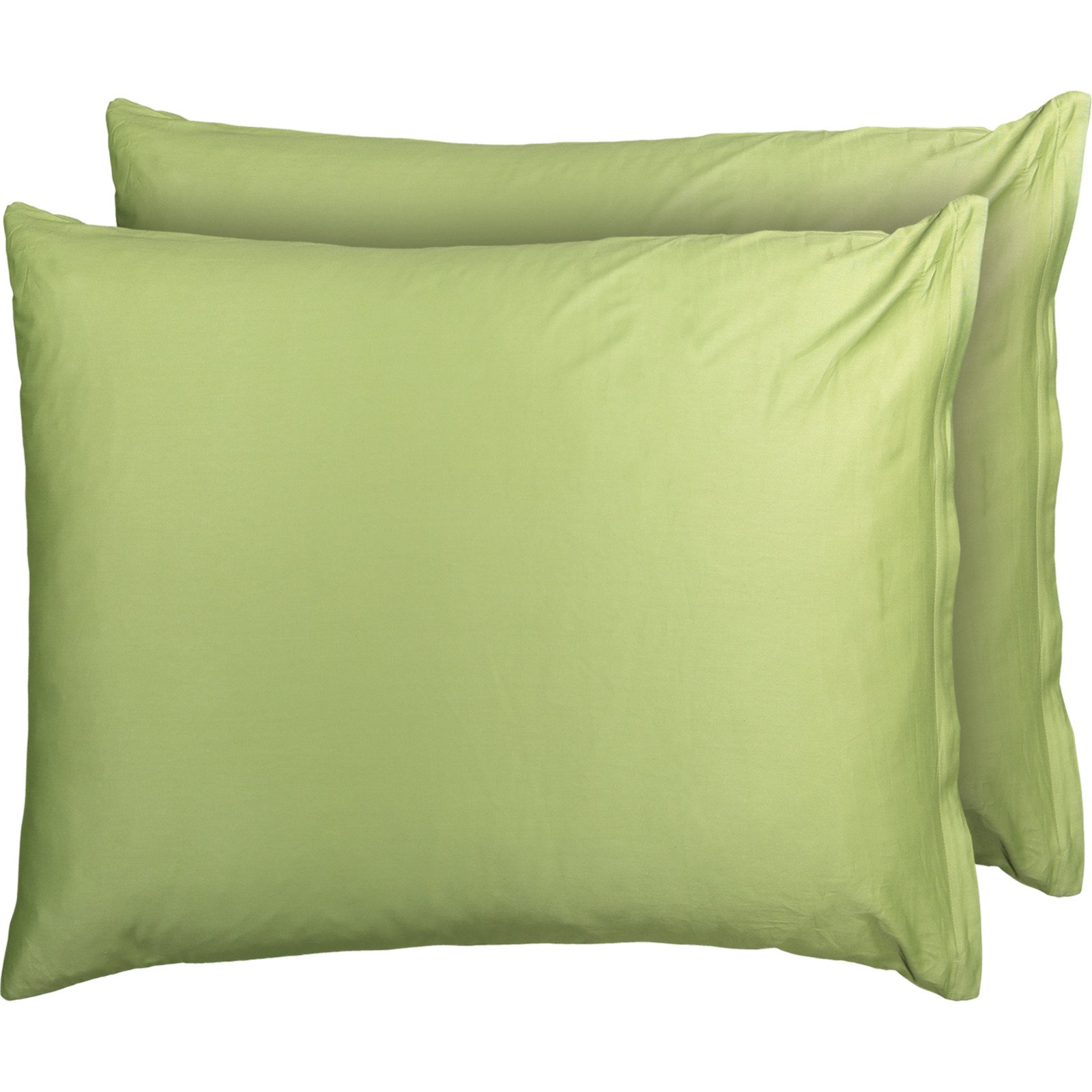Easy Dream Kissenbezug Satin 2er-Set 65 x 65 cm uni olive