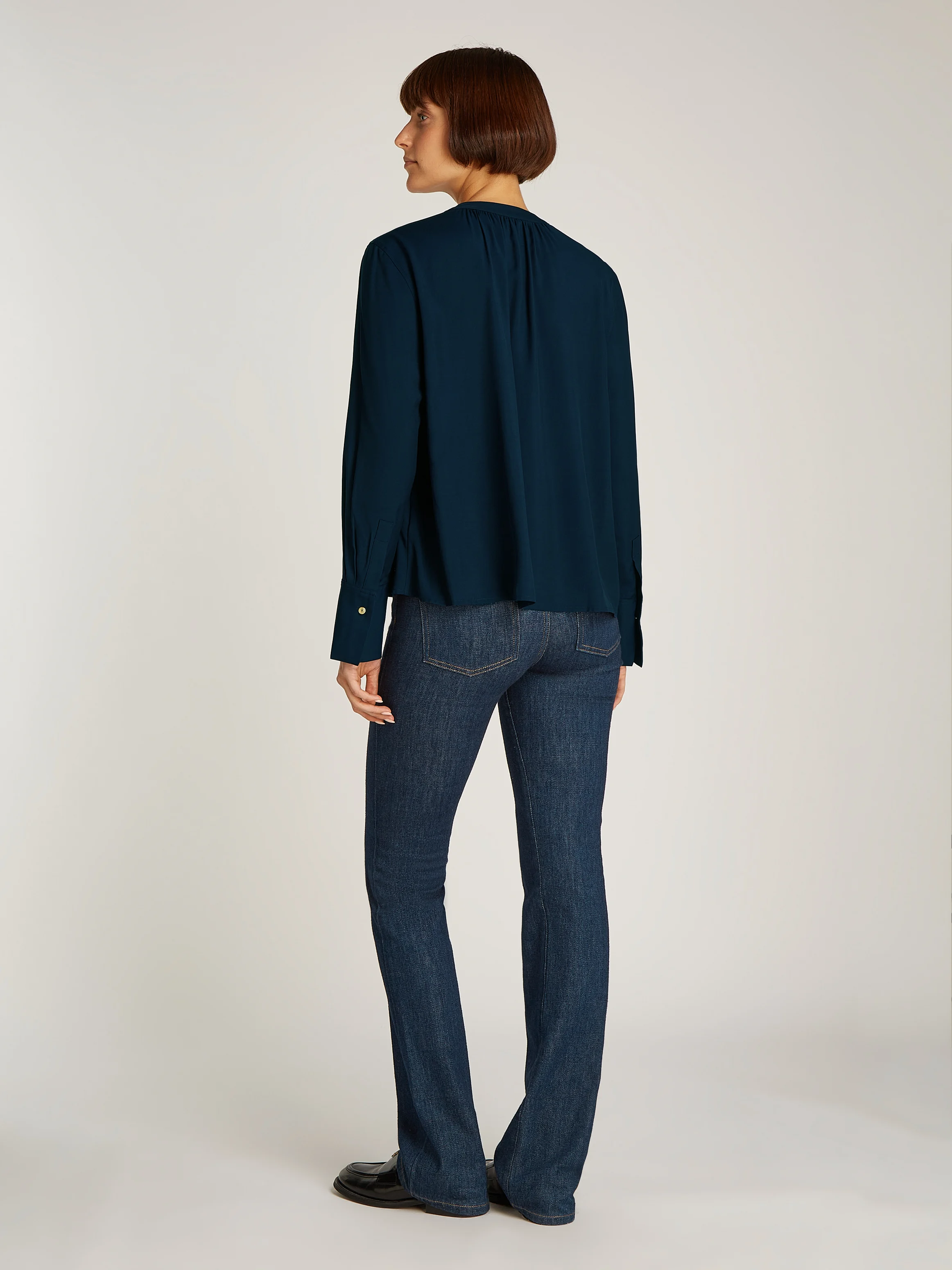 Blouse droite | Bleu