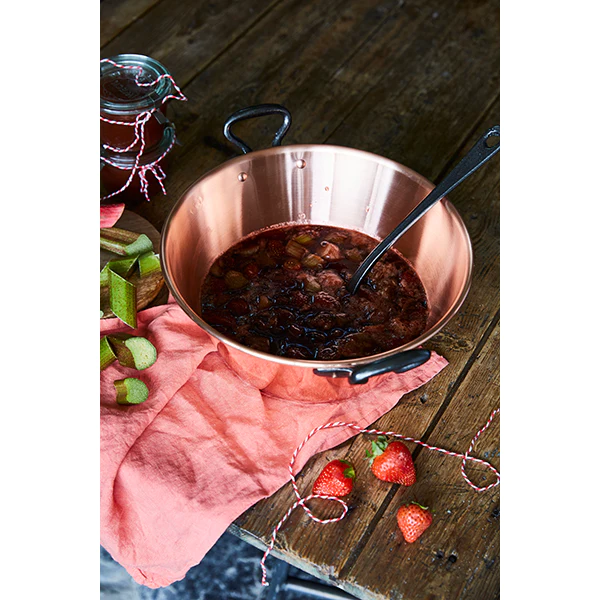 Bassine à confiture en cuivre spécial induction 26 cm Baumalu