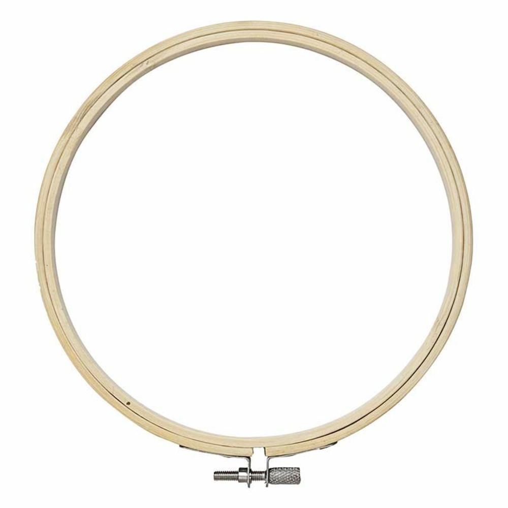 Cadre de broderie en bois ø 15 cm