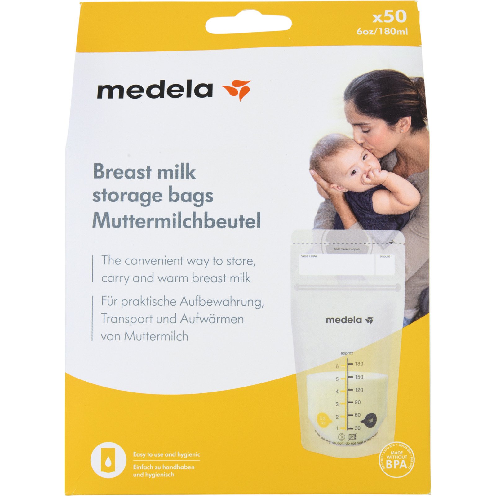 Medela Muttermilchbeutel, 50 Stück