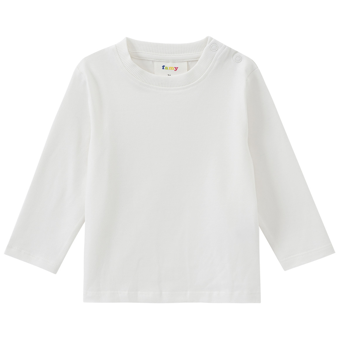 Famy 3 Baby Langarmshirts blau / dunkelblau / weiss