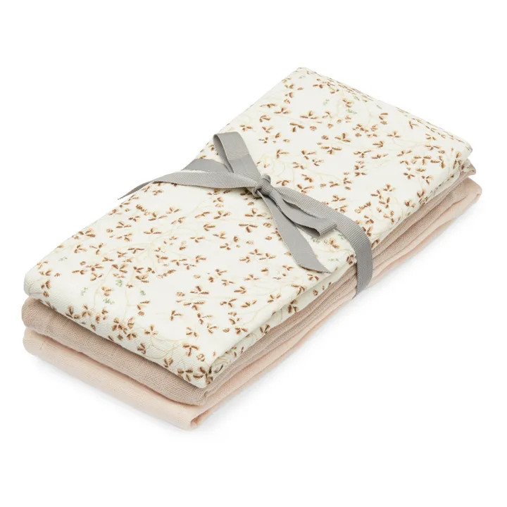 Cam Cam Langes Lierre en mousseline de coton bio - set de 3