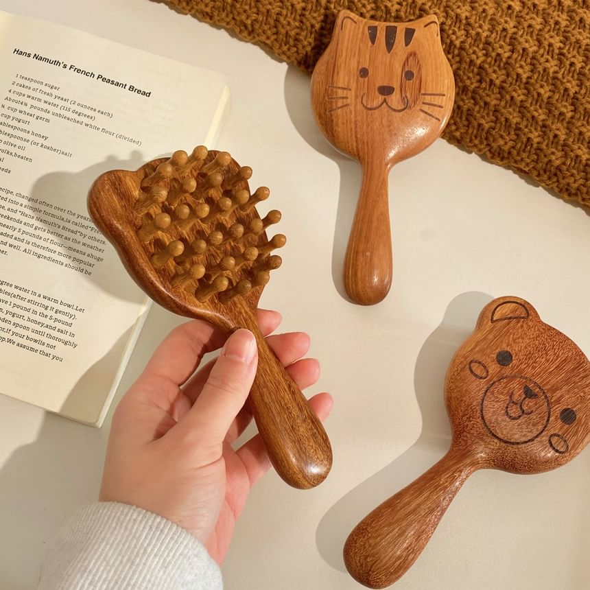 Tuhat - Houten hoofdmassager voor dieren (verschillende uitvoeringen)