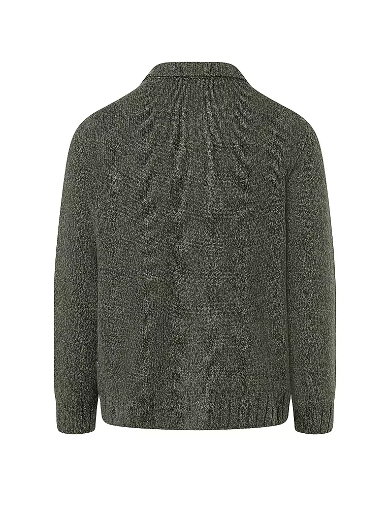 MAERZ Strickjacke dunkelgrün