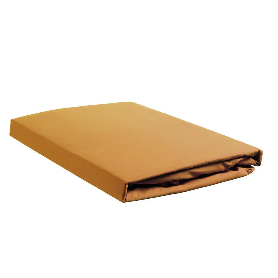 Ambiante Katoen - Topper Hoeslaken - 160x200 - Oker