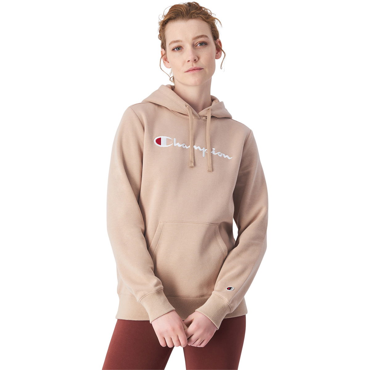 Champion Embroidered Logo Hættetrøje Dame