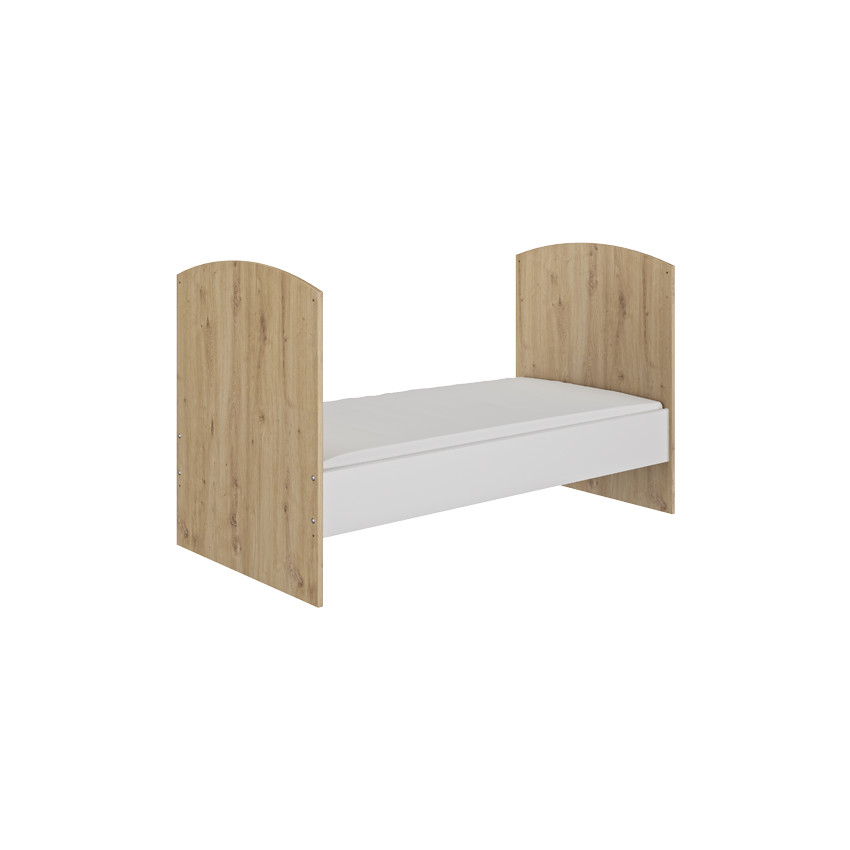 Option 2 pans pour lit Arthur 70 x 140 cm - Blanc