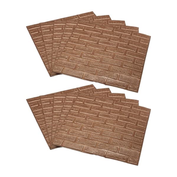 Dekorplast murstein sett med 10 stk