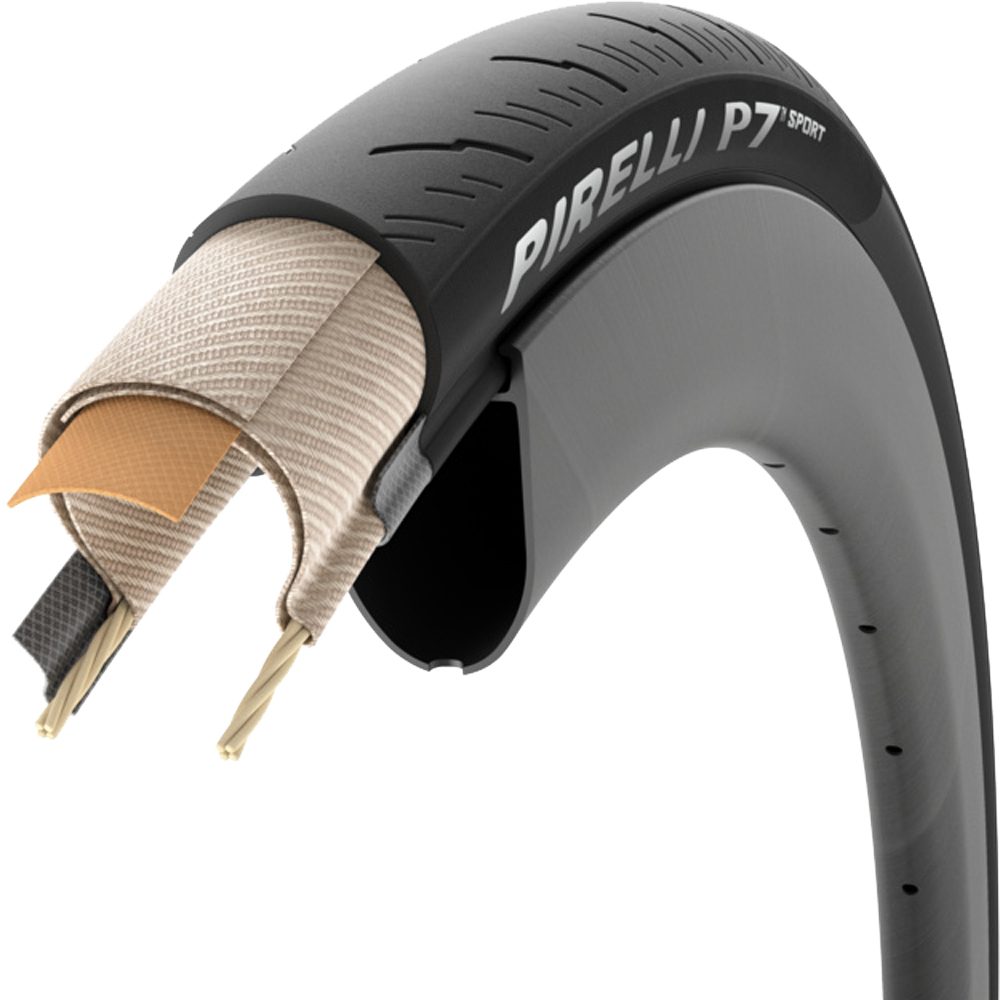 Pirelli P7 Sport 32-622 Rennradreifen schwarz