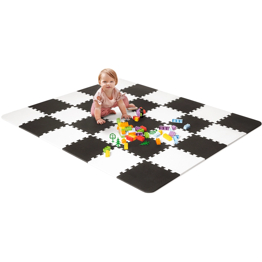 Kinderkraft Luno Schaumstoff Puzzlematte, gelb