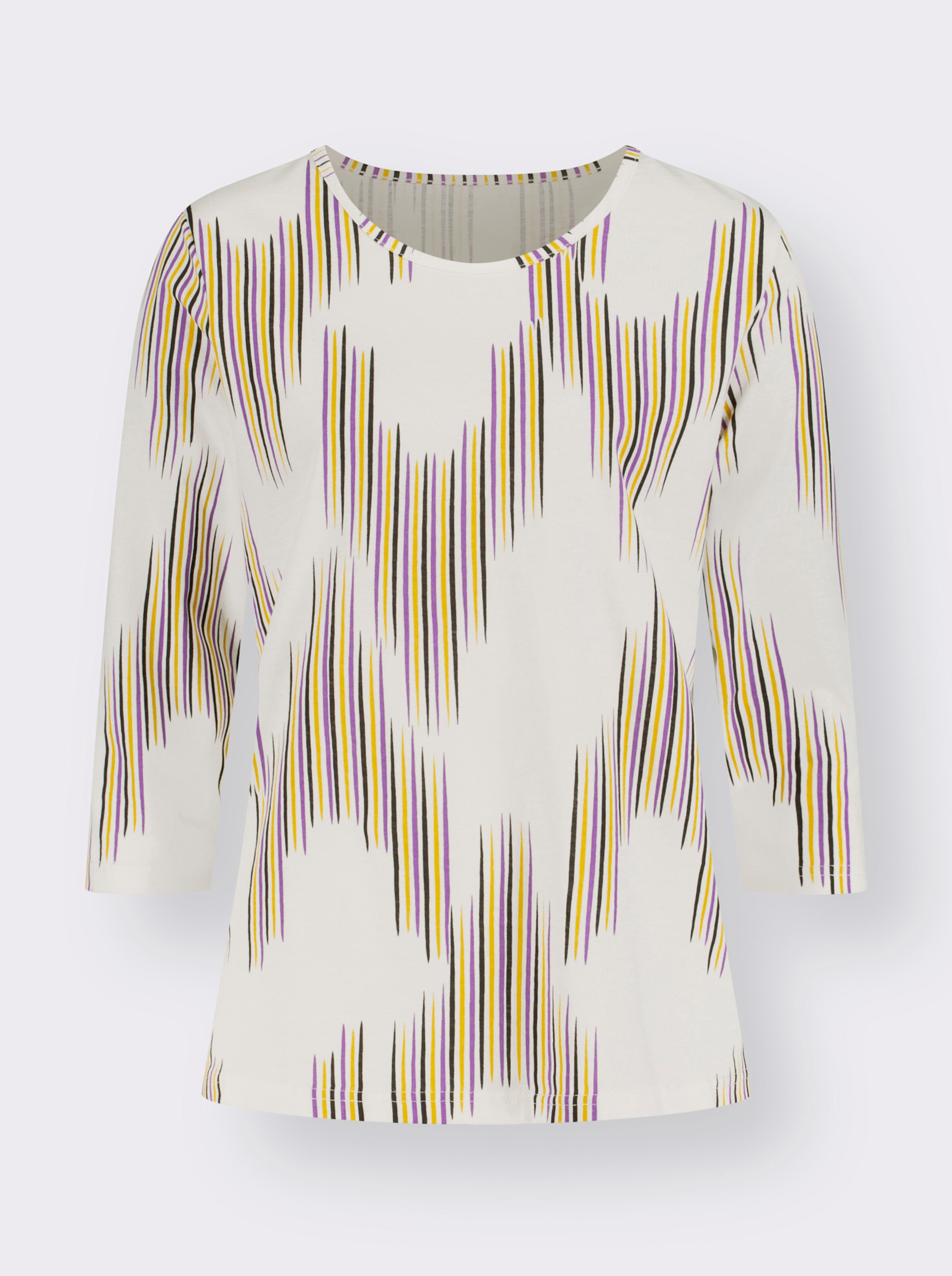 34-Arm-Shirt aus reiner Baumwolle